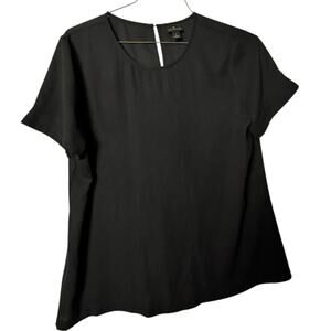 Worthington Women's Classic Black Lightweight Women's Top Sz L